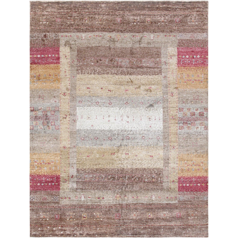 Geometric Area Rug in Multi