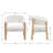 Kids' Upholstered Armchair - Plush Faux Fur Finish With Solid Wood Legs - Cozy Reading Chair For Toddlers (White, Beige, Green)-1642421019
