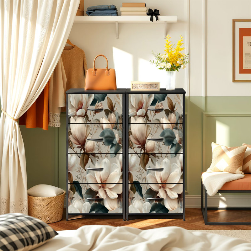 Commode de rangement verticale 4 tiroirs