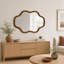 Miroir décoratif encadré de bois en forme de nuage-1488783008
