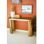 Console ovale en laiton Kalalou