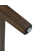 25'' Upholstered Bar & Counter Stool With Solid Wood Legs And Footrest And Rattan Backrest For Kitchen Island, Coffee Bar