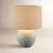 Ceramic Table Lamp with Linen Drum Shade-689099635