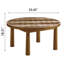 Table basse en bois massif Josniel
