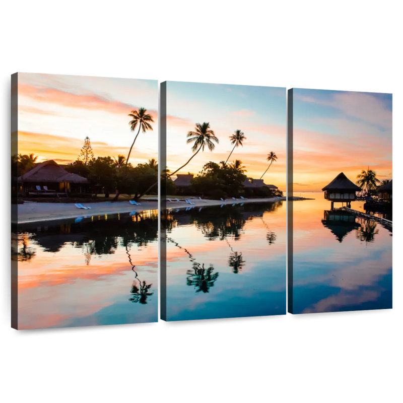 Kavia Palm Beach Reflection, 32" H x 50" W