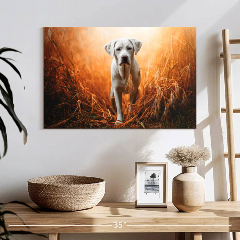 Brampt Lost Labrador Retriever, 16" H x 24" W