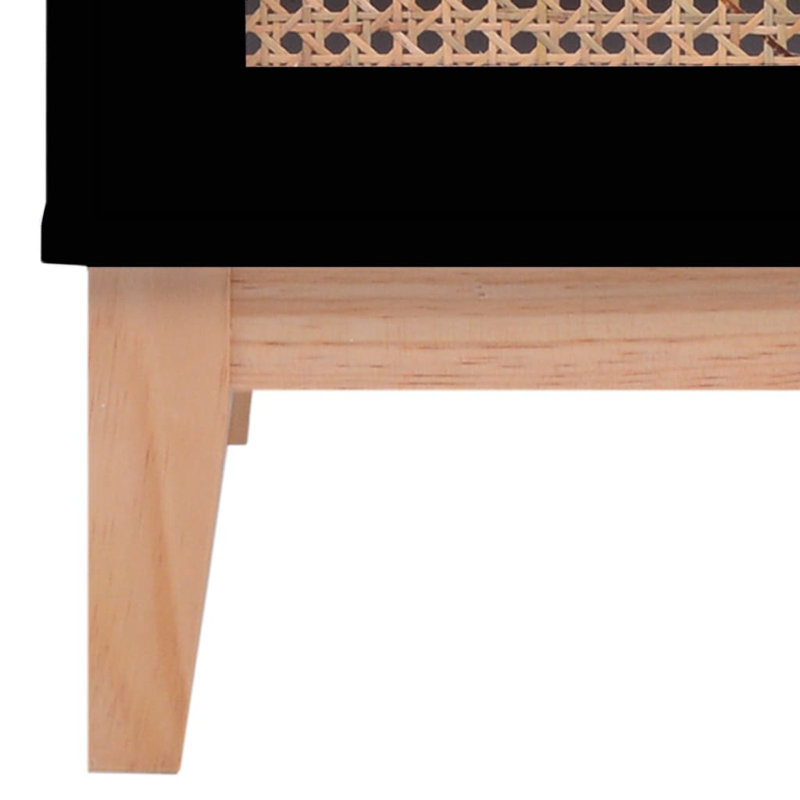 Urlingford 35cm Sideboard, Black/Light Brown