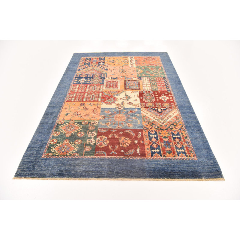 Tapis bleu Nitta