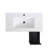 36" Bathroom Vanity Ceramic Sink
