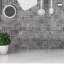 Monolith 12 in. x 12 in. Honed Marble Mosaic Floor and Wall Tile-36931900