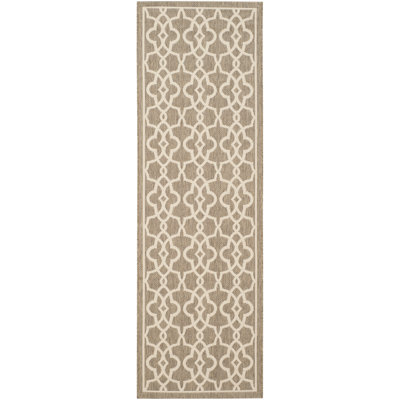 Tapis d'intérieur / extérieur à motif géométrique Herefordshire Performance