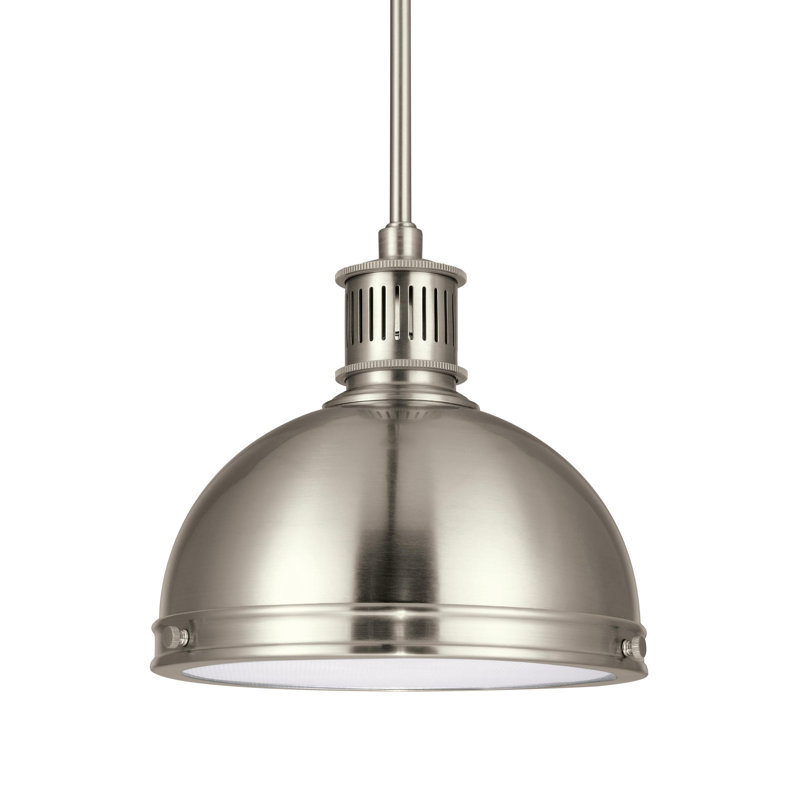 Luminaire suspendu en forme de dôme à 1 lumière Menton, Bronze automnal, Oui