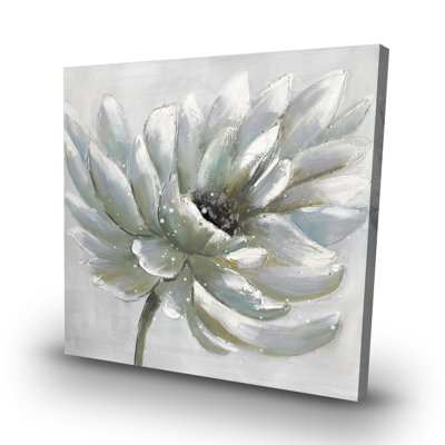 chrysanthemum - 32"x32" art on canvas