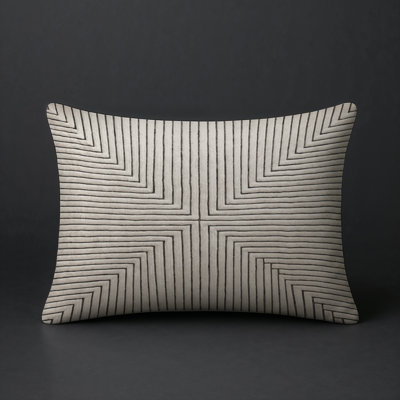 Modern Contemporary Indoor and Outdoor Throw Pillow