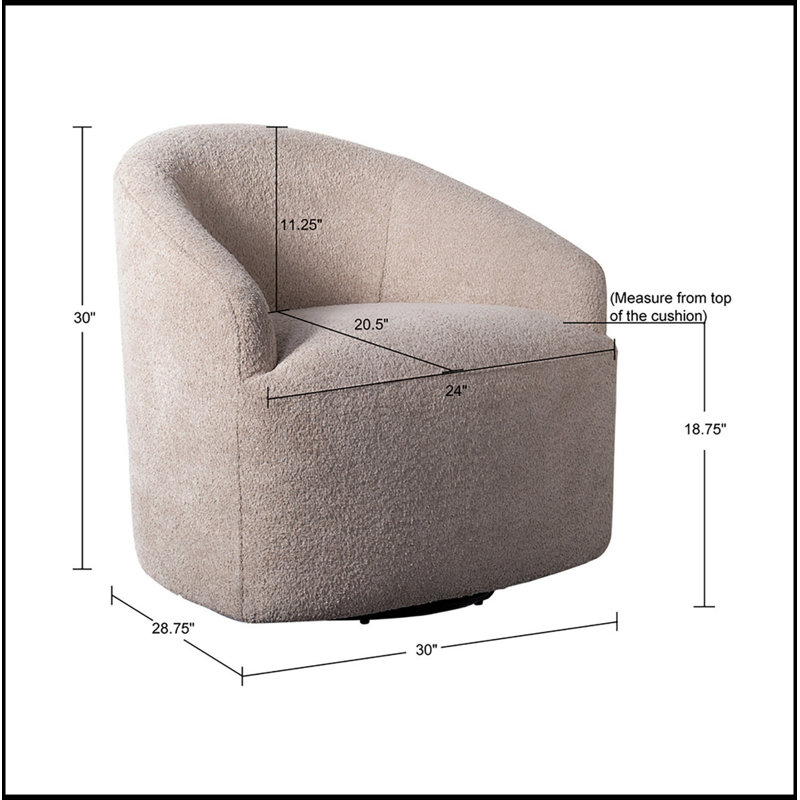 Chaise d'appoint en polyester, Beige