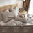 100% French Linen Duvet Cover & Sham Set with Hidden Zipper and Corner Ties-1569880389-1563073306