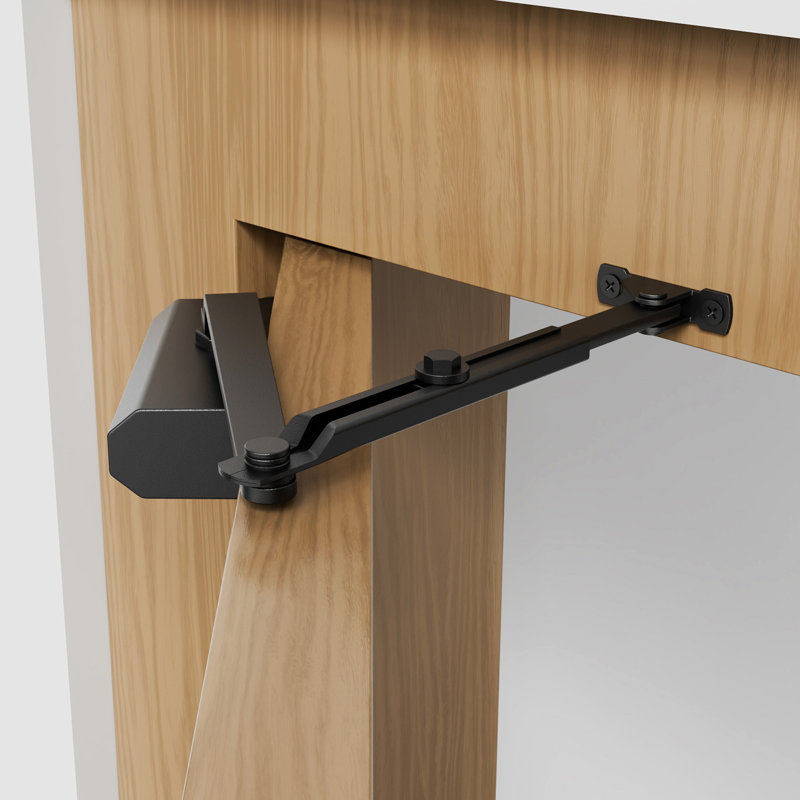Ferme-porte VEVOR, ferme-porte automatique à usage commercial ou résidentiel pour poids de porte, taille ajustable, Noir