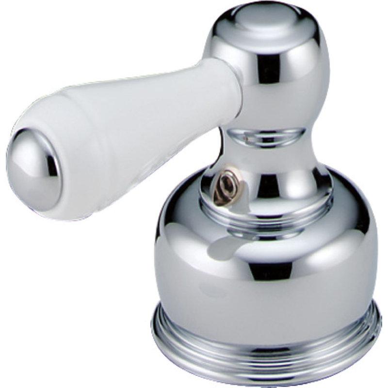 Poignée levier traditionnelle pour inverseur avec soupape en porcelaine, Chrome