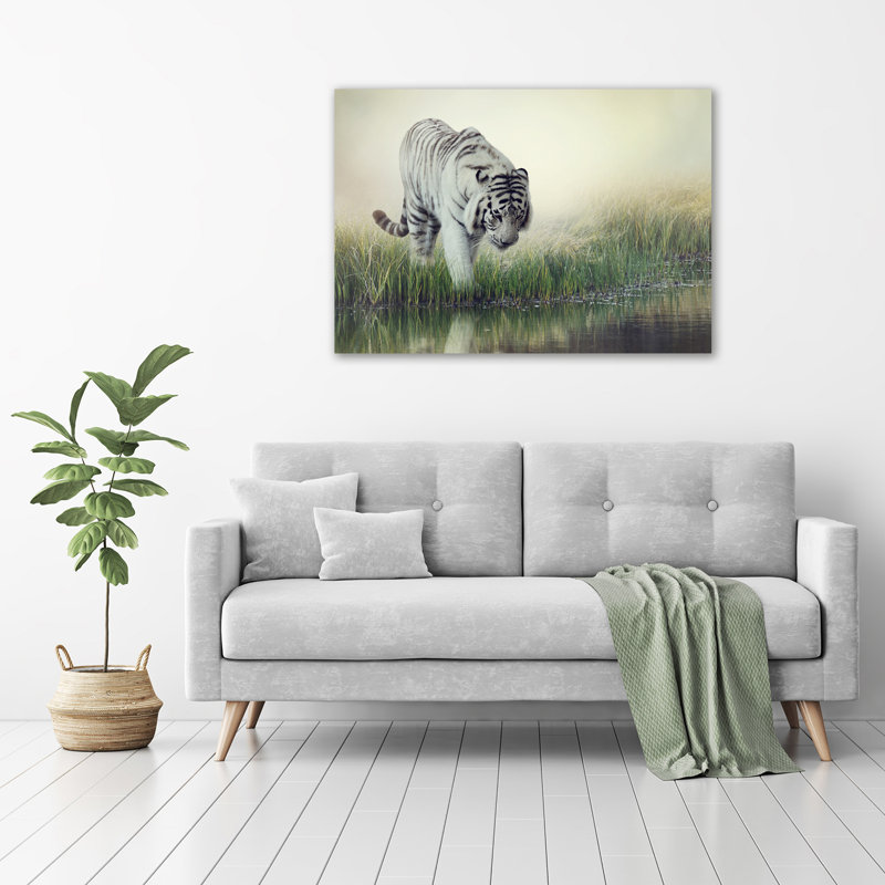 White Tiger - Wrapped Canvas Print