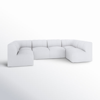 Canapé modulaire d'extérieur en Sunbrella® de 124 po Praia
