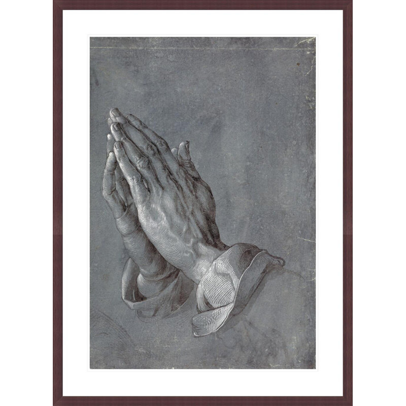 «Praying Hands» par Albrecht Dürer, impression giclée sur cadre, H 41,5 po x l 30,62 po