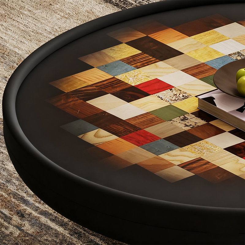 Table basse ronde de style italien