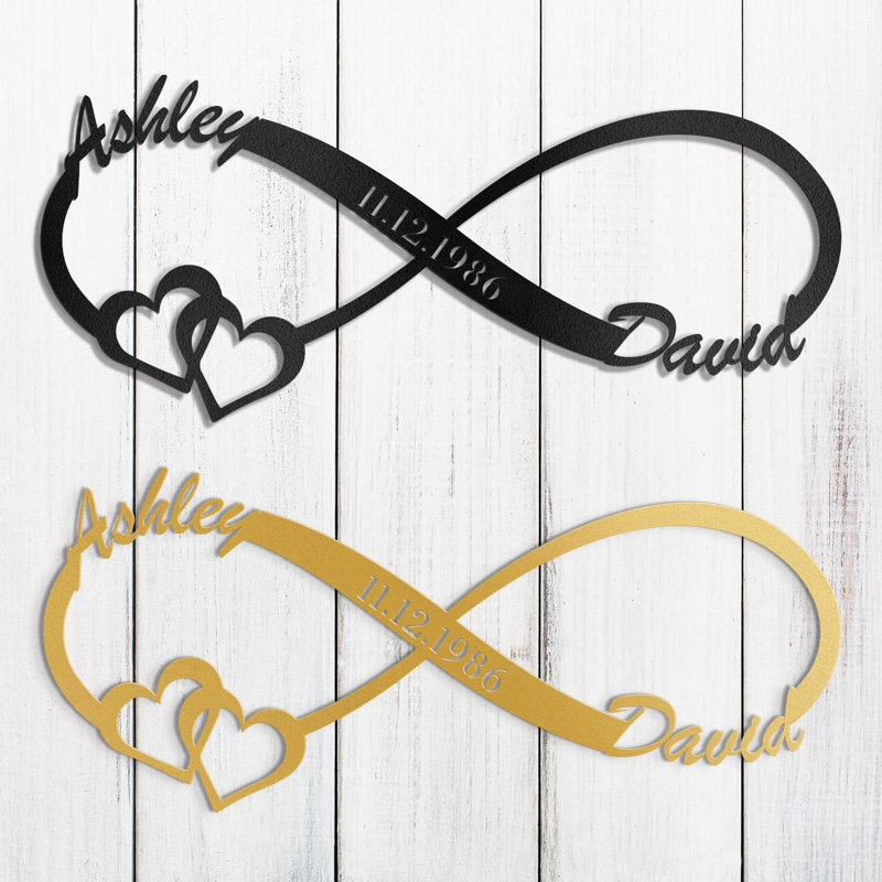 Wall Decor on Metal, Black, 12" H x 36" W x 0.05" D, Yes