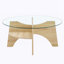 Table basse ronde en verre trempé-455194610