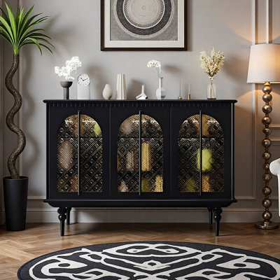Buffet de rangement de style rétro français