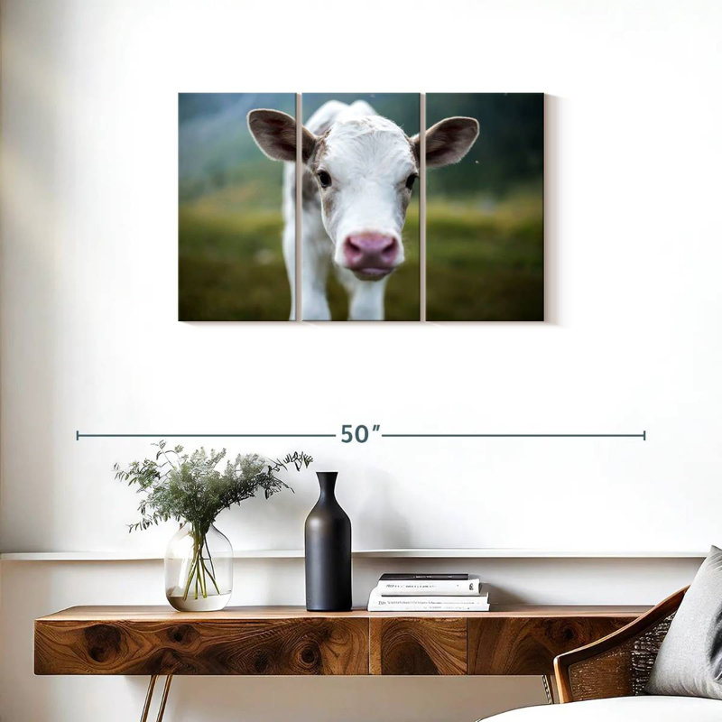 Small Cow, 20" H x 33" W