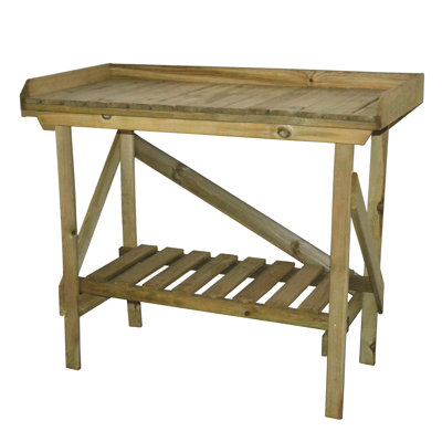 Wood Weather Resistant Plant Stand