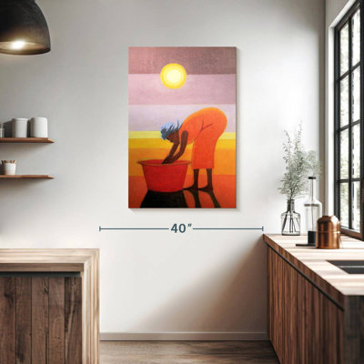 Leisha, le seau rouge
