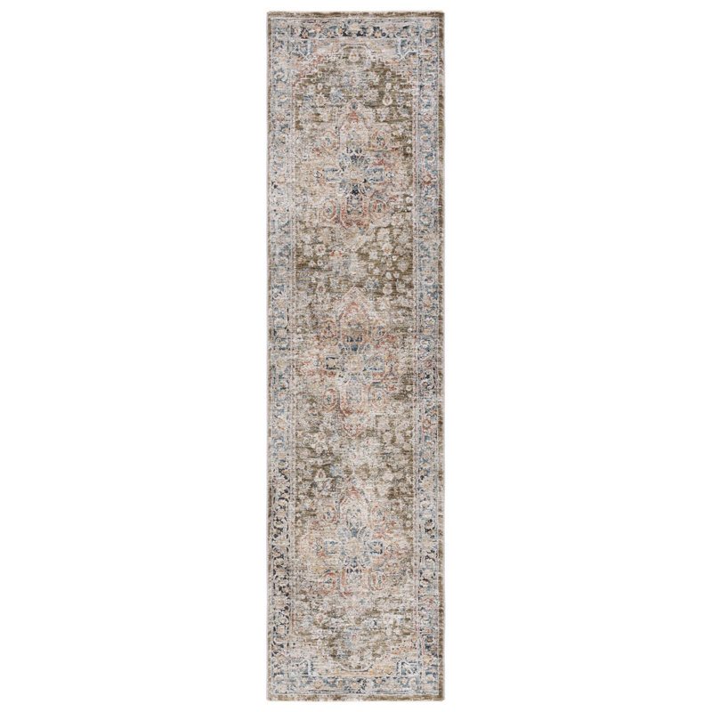 Tapis argenté 110 po Silverado, Tapis de couloir 2 pi x 8 pi