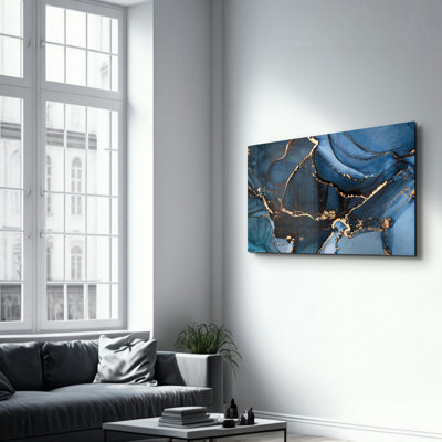 Peinture murale élégante en verre trempé 18,1 po x 28,3 po | 100% verre trempé, épaisseur: 0,16 pouce | Imprimé UV pour des couleurs éclatantes et une durabilité | Parfait pour la décoration intérieure et l'esthétique moderne