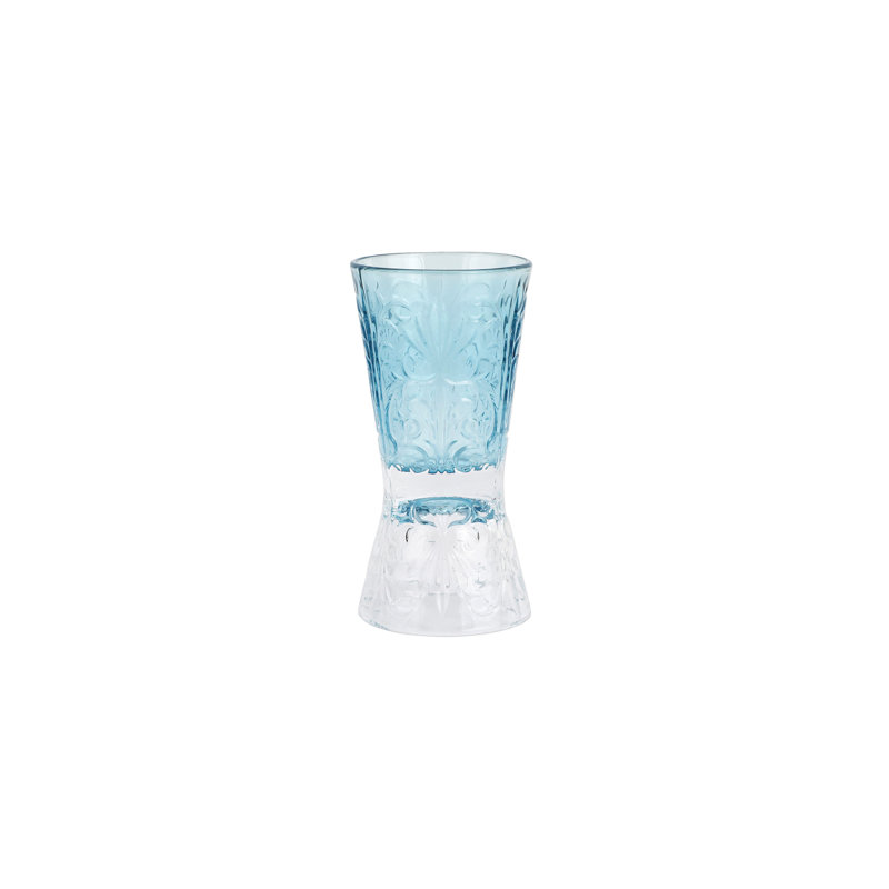 Barocco Handmade Shot Glass, Light Blue