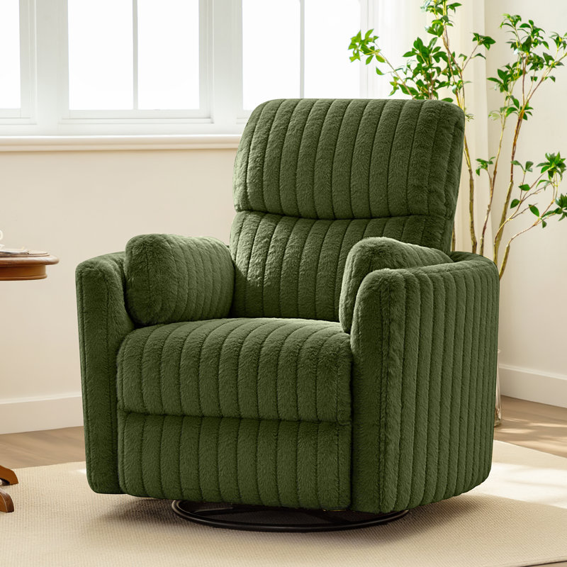 Fauteuil inclinable électrique pivotant l 40 po, Green