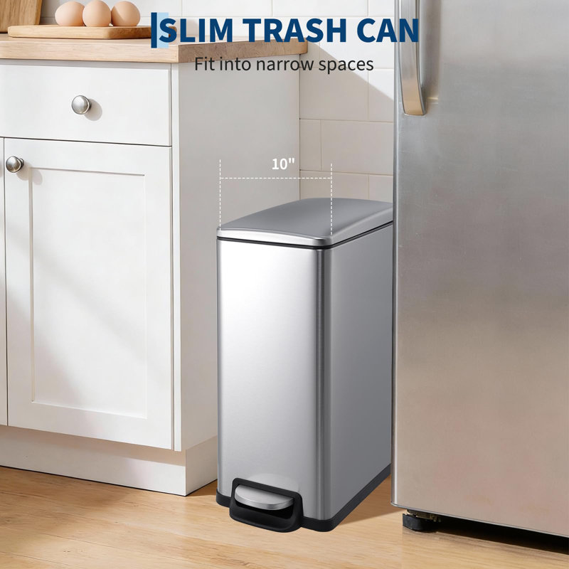 Poubelle de cuisine en acier inoxydable GarveeHome