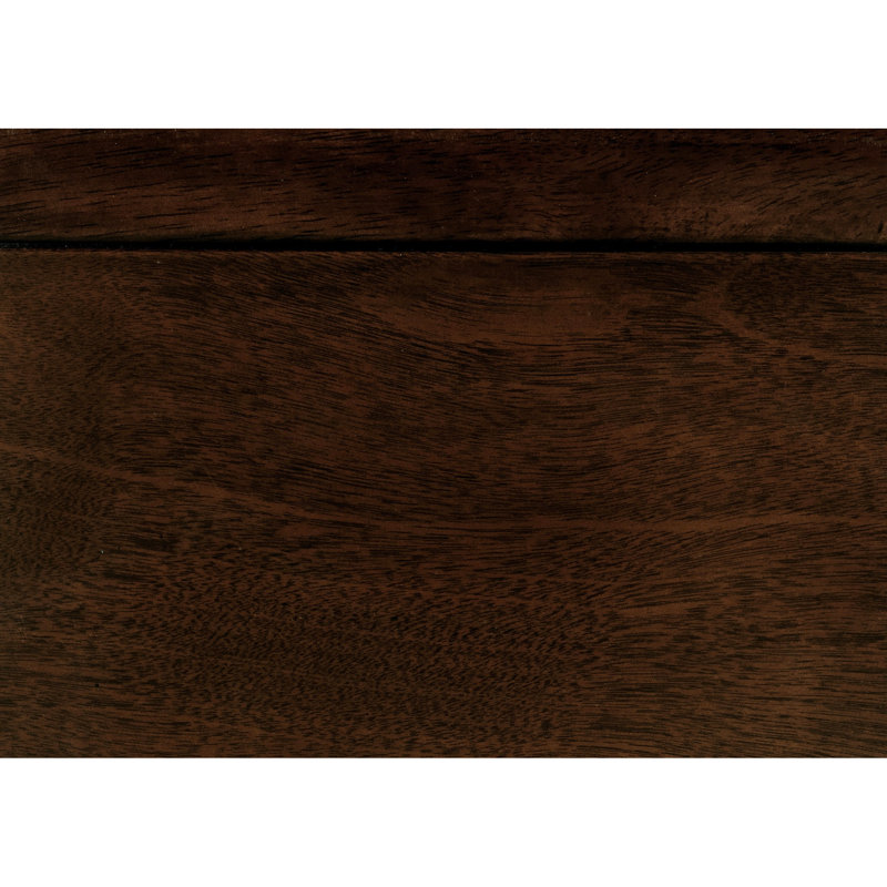 Table de chevet 3 tiroirs en bois d'ingénierie brun
