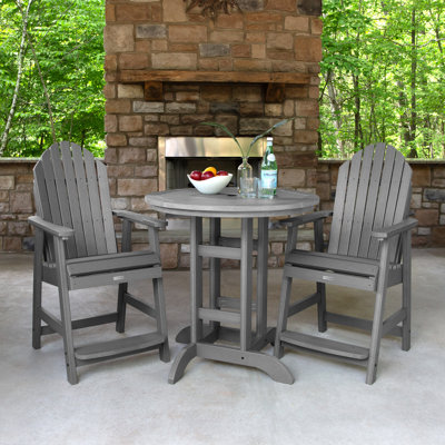 Anette 2-Person 36" Round, Counter-Height Dining Set