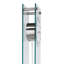 Echo II 78'' Glass Floor Clock