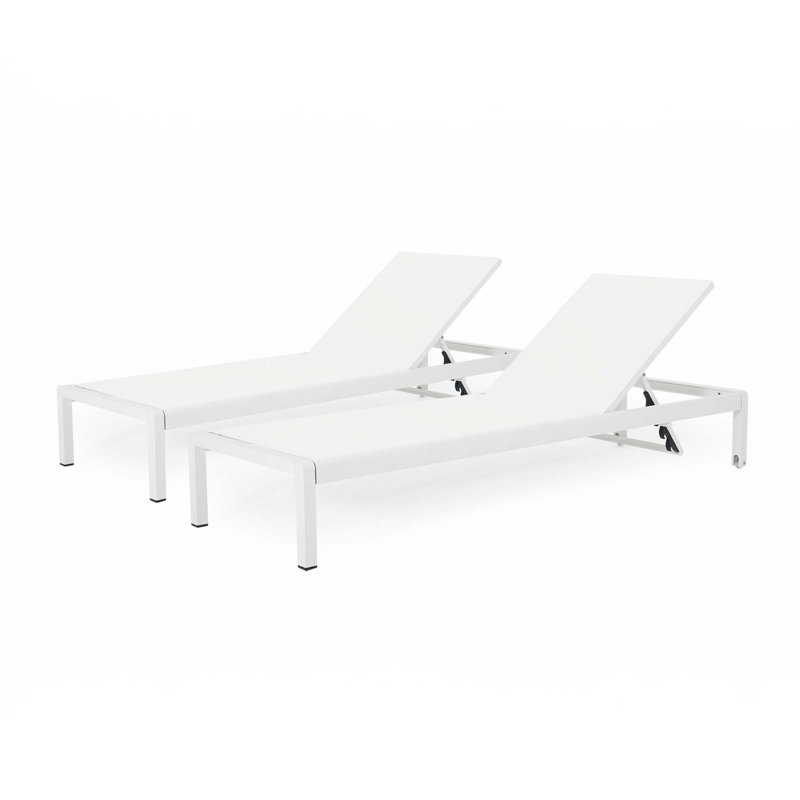 Chaise Lounge(Set Of 2), 2, White