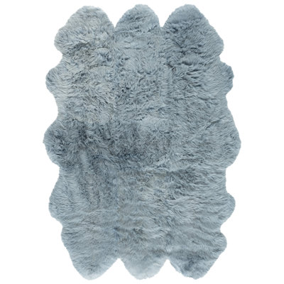Tapis bleu acier Tateos
