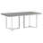 Savona Grey Faux Marble Rectangular Dining Table
