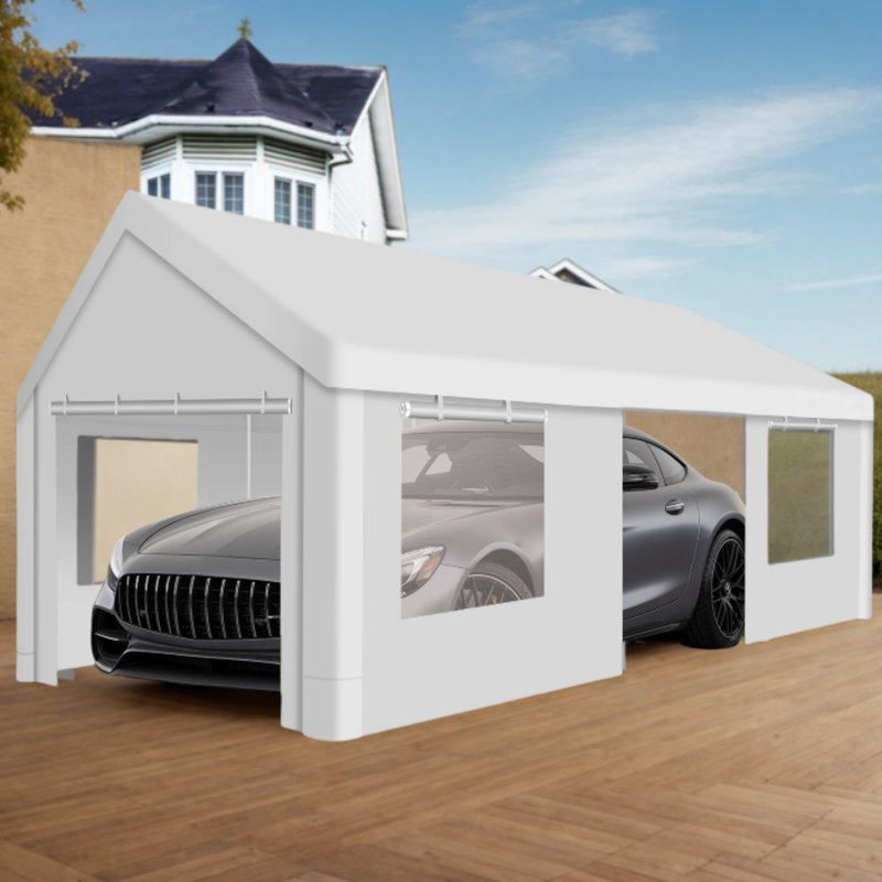240 Ft. W x 144 Ft. D Metal Canopy, White