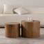 Coffee Table Set Of 2 Round Wooden Coffee Tables Circle Modern Table For Living Room Bedroom Accent End Side Table-306729275
