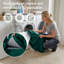 Canapé modulaire en forme de L 96 po sans os, canapé rembourré en velours côtelé moderne avec assise profonde, canapé rembourré pour chambre à coucher de salon-133356572