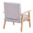 Bleona Velvet Accent Chair For Living Room, Mid Century Modern Relaxing Armchair With Solid Wood Frame & Soft Cushion, Reading Leisure Chair With Back-107227490