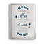 «Coffee and Wine», art textuel sur toile-446891956-446891955