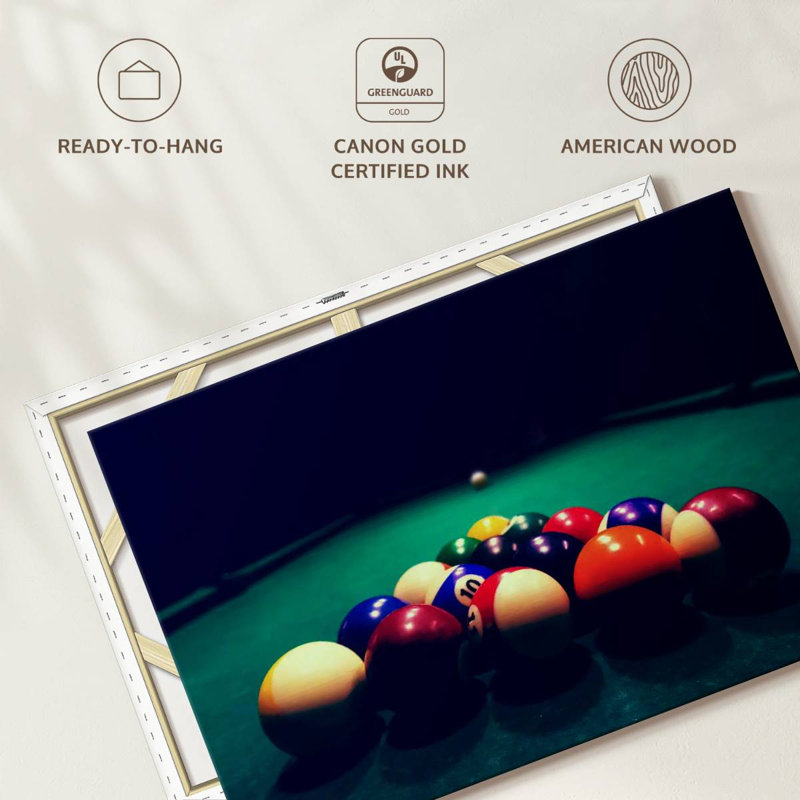 Senne Billiard Balls, 8" H x 12" W