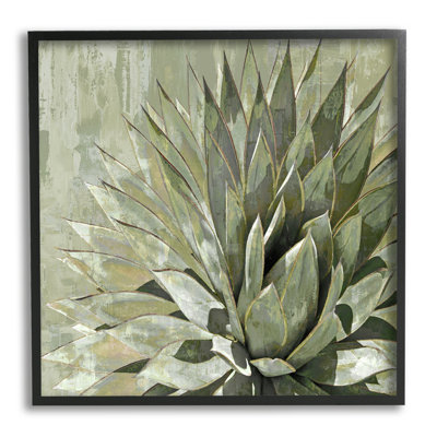 " Green Botanical Abstract Leaves " by Lindsay Benson